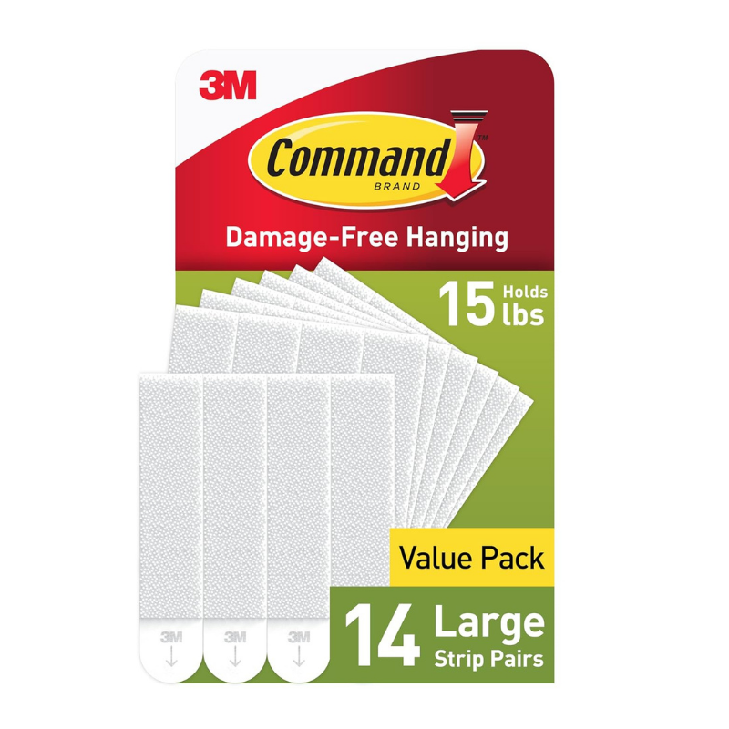 Command 15 lb Large Picture Hanging Strips 14 Pairs