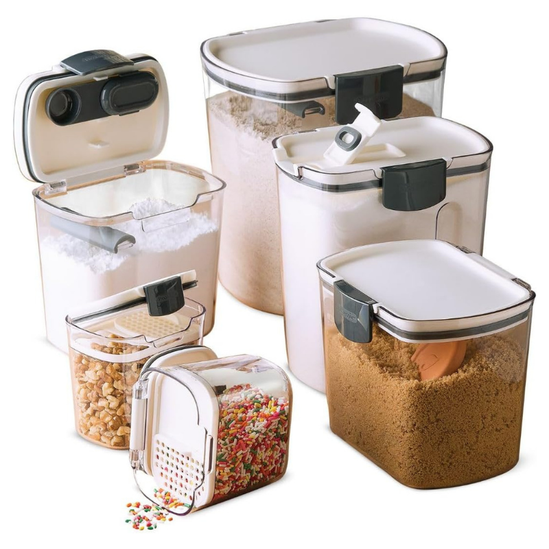Progressive ProKeeper Baker's Airtight Kitchen Storage Canister Container Set