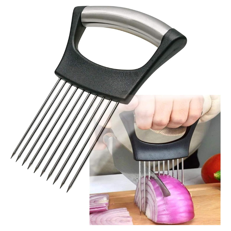 Stainless Steel Onion Holder for Slicing